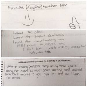 bw student feedback